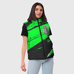 Женский жилет AC Milan sport green, цвет: 3D-черный — фото 2