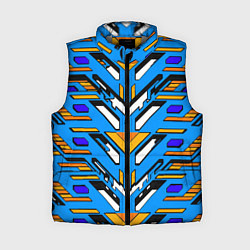 Женский жилет Техно броня жёлто-синяя, цвет: 3D-светло-серый
