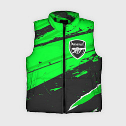 Женский жилет Arsenal sport green, цвет: 3D-черный