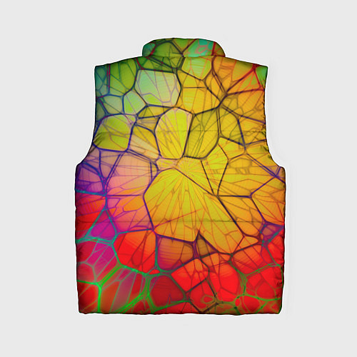 Женский жилет Bright abstraction / 3D-Красный – фото 2