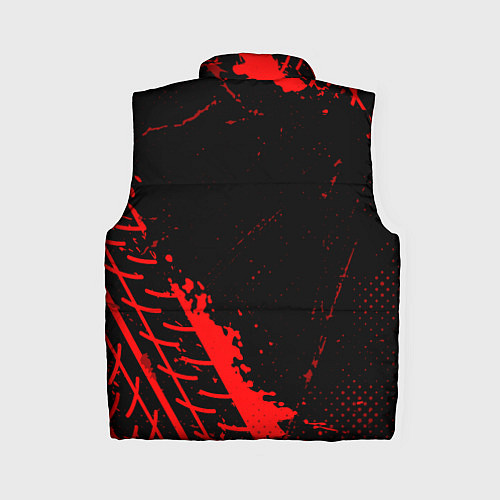 Женский жилет Chevrolet red sport tires / 3D-Черный – фото 2