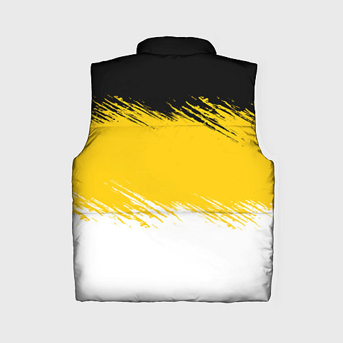 Женский жилет Имперский флаг России штриховка / 3D-Черный – фото 2