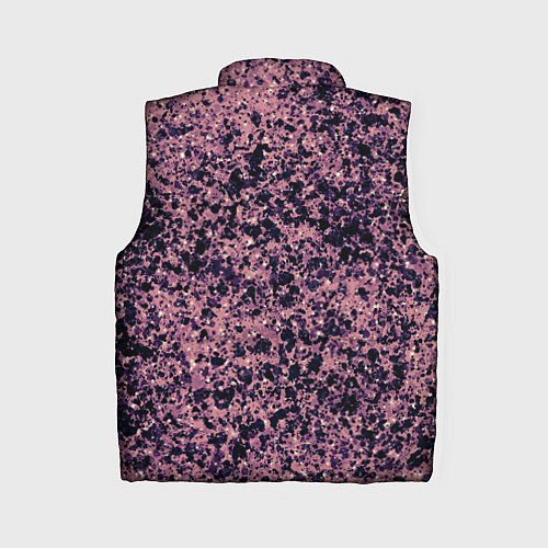 Женский жилет Абстрактный брызги сине-розовый / 3D-Черный – фото 2