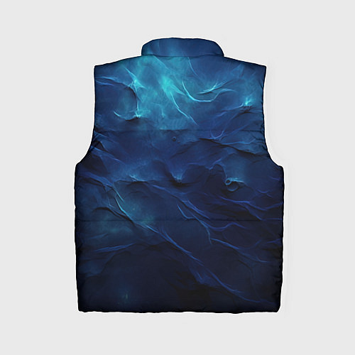 Женский жилет Абстрактные волны глубины / 3D-Черный – фото 2