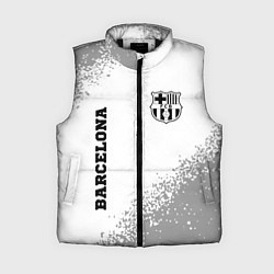 Женский жилет Barcelona sport на светлом фоне вертикально, цвет: 3D-черный