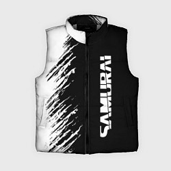 Женский жилет Самурай штрихи - киберпанк 2077, цвет: 3D-светло-серый