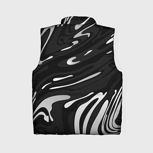 Женский жилет Мерседес АМГ - белые волны / 3D-Светло-серый – фото 2