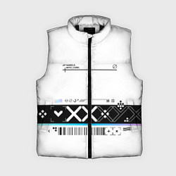 Женский жилет Printstream white - скин CS, цвет: 3D-черный