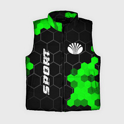 Женский жилет Daewoo green sport hexagon