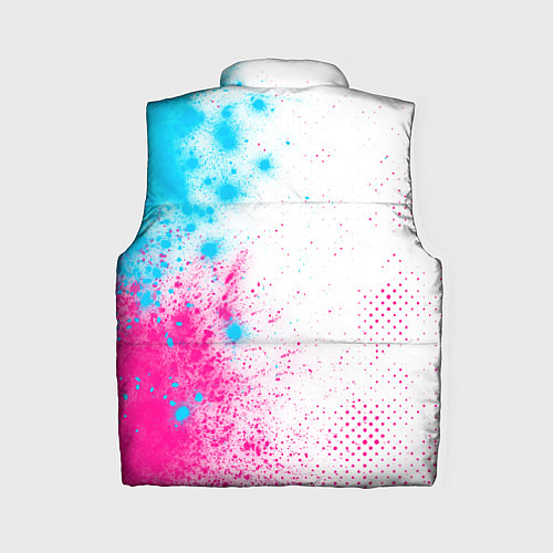 Женский жилет Roma neon gradient style по-вертикали / 3D-Черный – фото 2