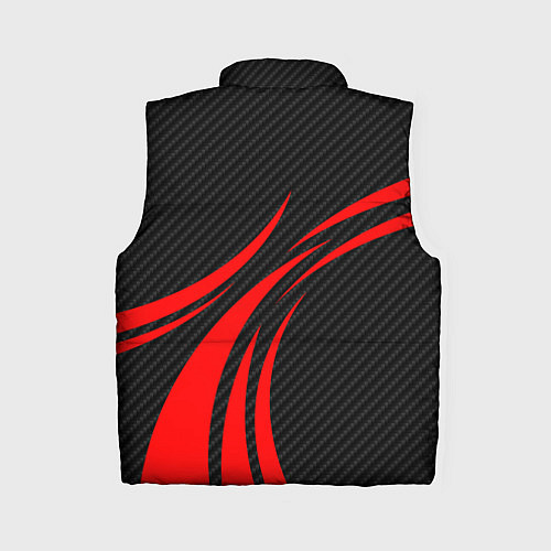 Женский жилет GTR Nissan - Carbon and red / 3D-Черный – фото 2