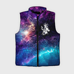 Женский жилет Iron Maiden space rock, цвет: 3D-черный