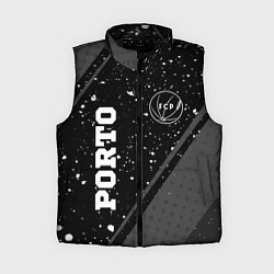 Женский жилет Porto sport на темном фоне вертикально