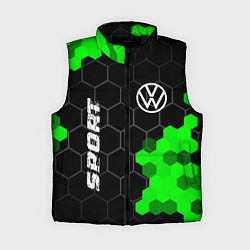 Женский жилет Volkswagen green sport hexagon