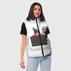 Женский жилет МАМЕН ХАЦКЕР, цвет: 3D-светло-серый — фото 2