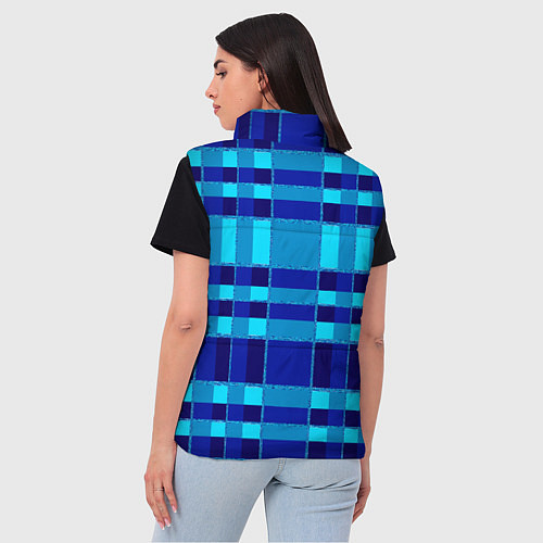 Женский жилет Полосный паттерн / 3D-Светло-серый – фото 4