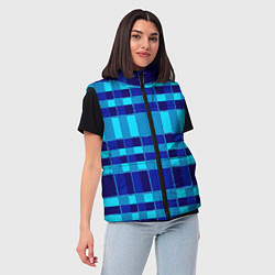 Женский жилет Полосный паттерн, цвет: 3D-светло-серый — фото 2