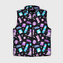 Женский жилет Game over 1980 1990, цвет: 3D-светло-серый