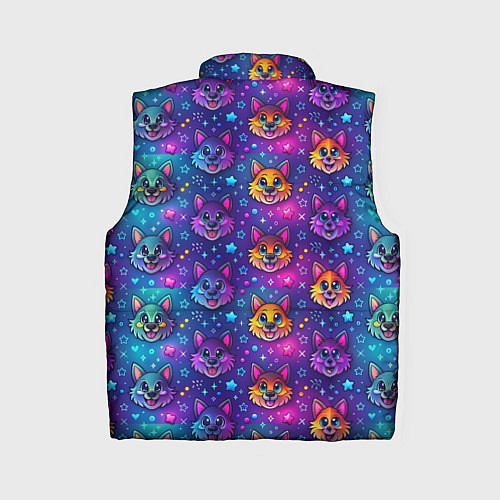 Женский жилет Furry anime face / 3D-Красный – фото 2