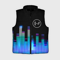 Женский жилет Twenty One Pilots эквалайзер, цвет: 3D-черный