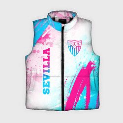 Женский жилет Sevilla neon gradient style вертикально