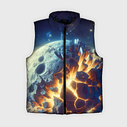 Женский жилет Взрыв планеты - космос от нейросети