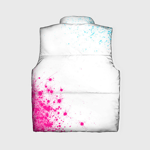 Женский жилет Benfica neon gradient style вертикально / 3D-Черный – фото 2