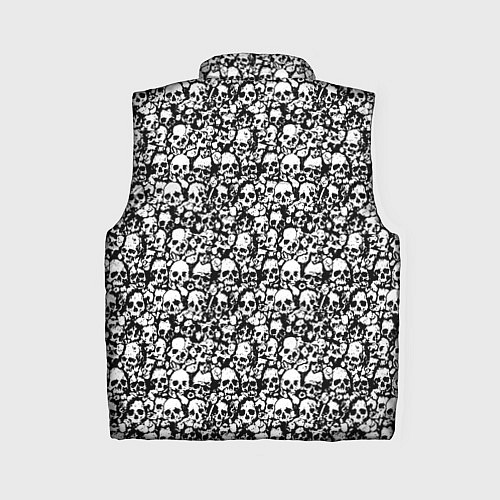Женский жилет Very much skulls / 3D-Черный – фото 2