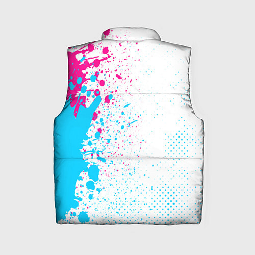 Женский жилет PSG neon gradient style по-вертикали / 3D-Черный – фото 2