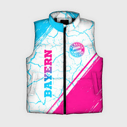 Женский жилет Bayern neon gradient style вертикально