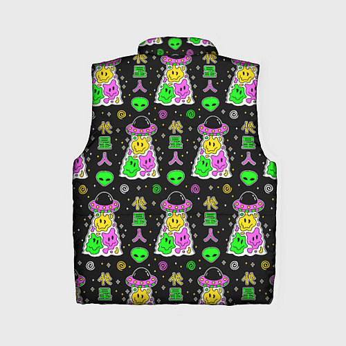 Женский жилет Паттерн из НЛО / 3D-Красный – фото 2