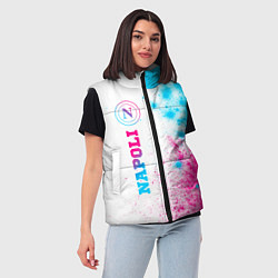 Женский жилет Napoli neon gradient style по-вертикали, цвет: 3D-черный — фото 2