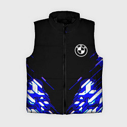 Женский жилет BMW sport неоновый спорт, цвет: 3D-черный