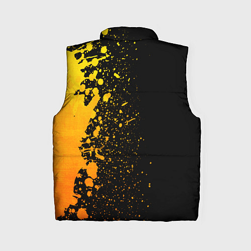 Женский жилет AEK Athens - gold gradient по-вертикали / 3D-Черный – фото 2