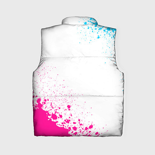 Женский жилет AEK Athens neon gradient style вертикально / 3D-Черный – фото 2