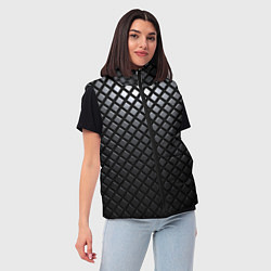 Женский жилет Доспехи из карбона, цвет: 3D-черный — фото 2