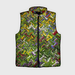Женский жилет Разноцветная абстракция