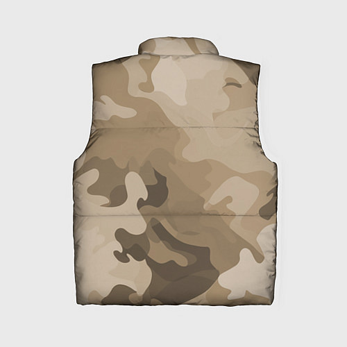 Женский жилет Камуфляж сепия / 3D-Черный – фото 2