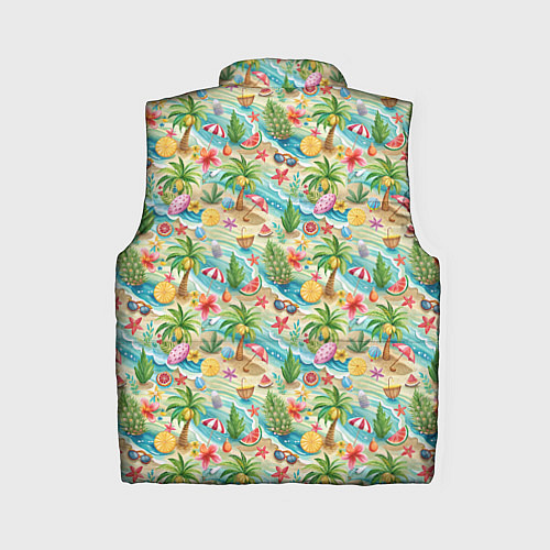 Женский жилет Летнее настроение паттерн / 3D-Черный – фото 2