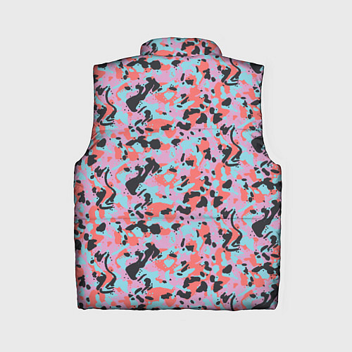 Женский жилет Неоновый пиксельный камуфляжный паттерн / 3D-Светло-серый – фото 2