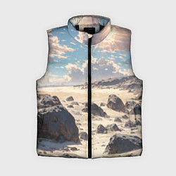 Женский жилет Аниме пляж, цвет: 3D-черный