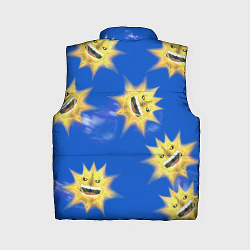Женский жилет Soul eater-солнце / 3D-Светло-серый – фото 2