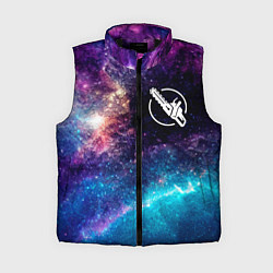 Женский жилет Chainsaw Man space anime, цвет: 3D-черный