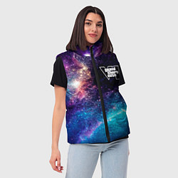 Женский жилет GTA6 space game, цвет: 3D-черный — фото 2