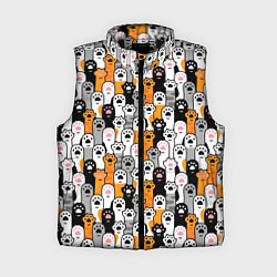 Женский жилет Кошачьи лапы