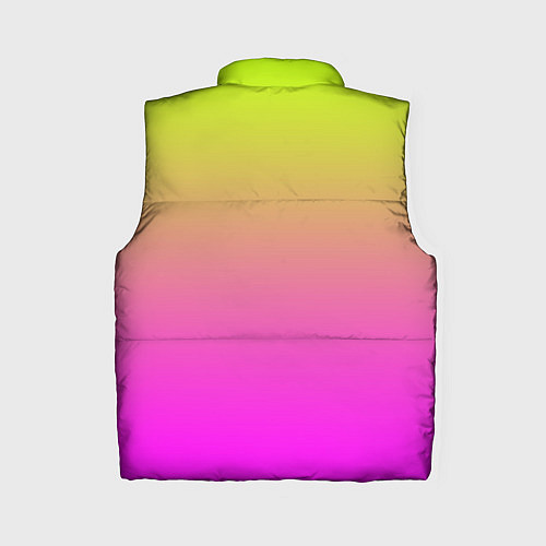 Женский жилет Градиент яркий / 3D-Черный – фото 2