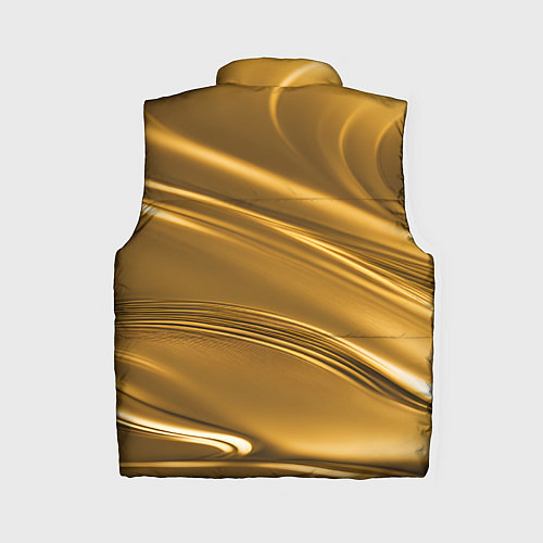 Женский жилет Золотой сплав абстрактная текстура / 3D-Черный – фото 2