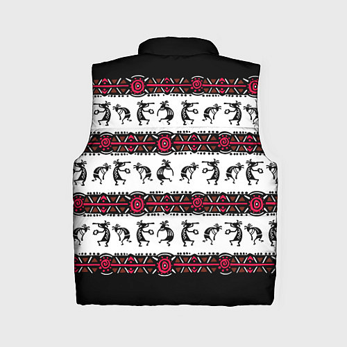 Женский жилет Кокопелли индейцев хайда / 3D-Красный – фото 2