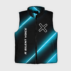 Женский жилет A Silent Voice неоновые лампы