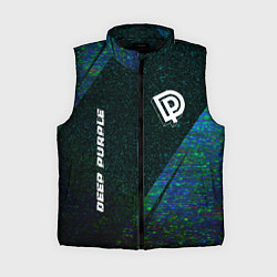 Женский жилет Deep Purple glitch blue